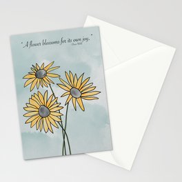 Flower Blossom Stationery Cards