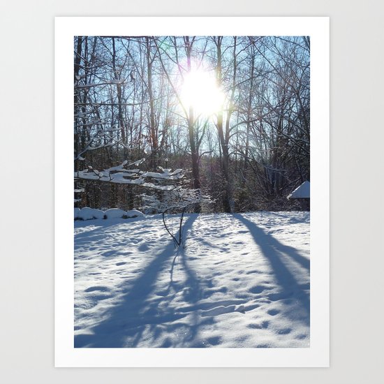 Trunk, Sun, Love. Art Print
