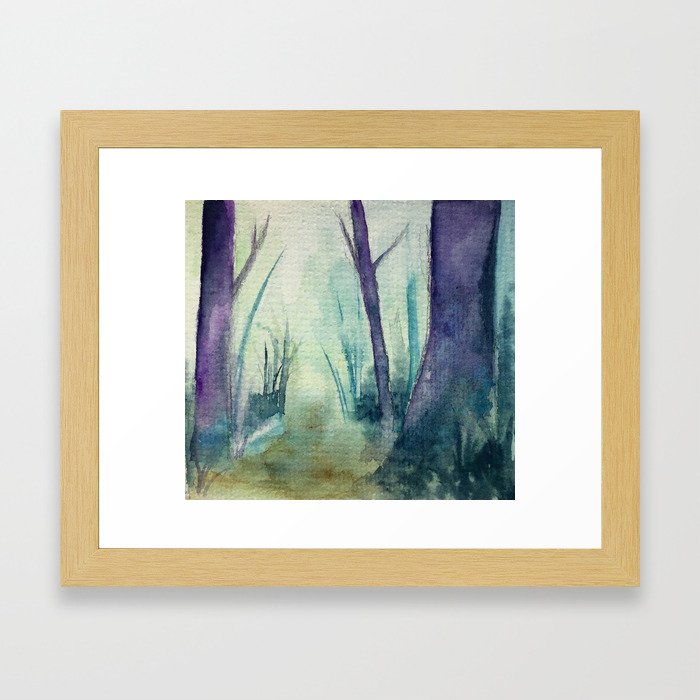 Fabricated Forest 01 Framed Art Print