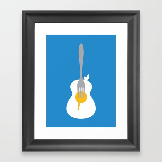 Yolkulele Framed Art Print
