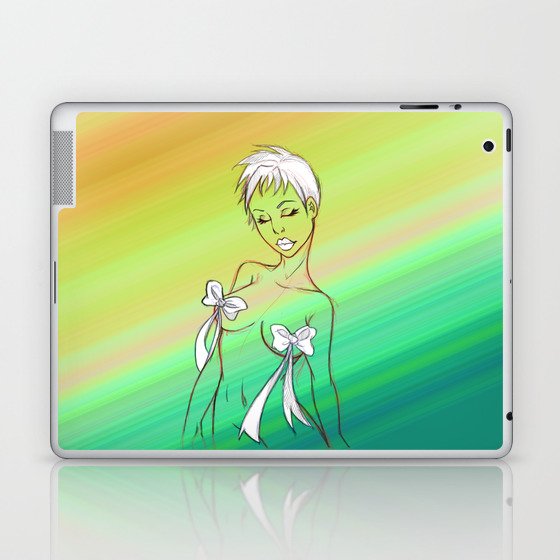rainbow women Laptop & iPad Skin
