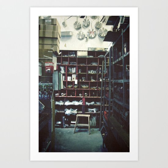 Paris Cook Shop Art Print