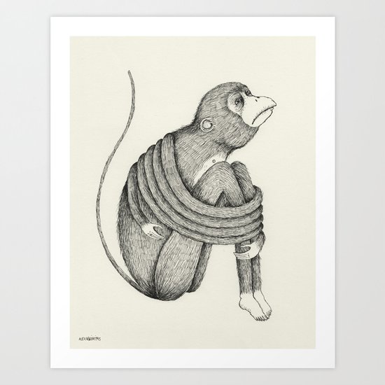 'Insecurity' Art Print