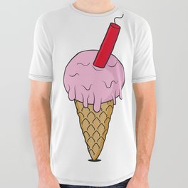 Ice Cream All Over Graphic Tee