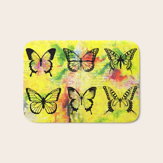 Butterflies Bath Mat