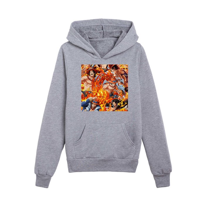 One Piece Kids Pullover Hoodie