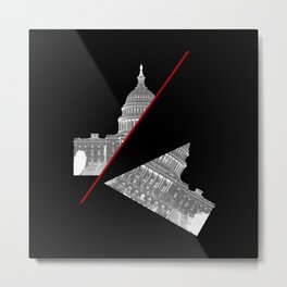 Congressional Failure Metal Print | Political, Capitol, Concept, Graphicdesign, Abstract, Other, Digital, Anti Government 