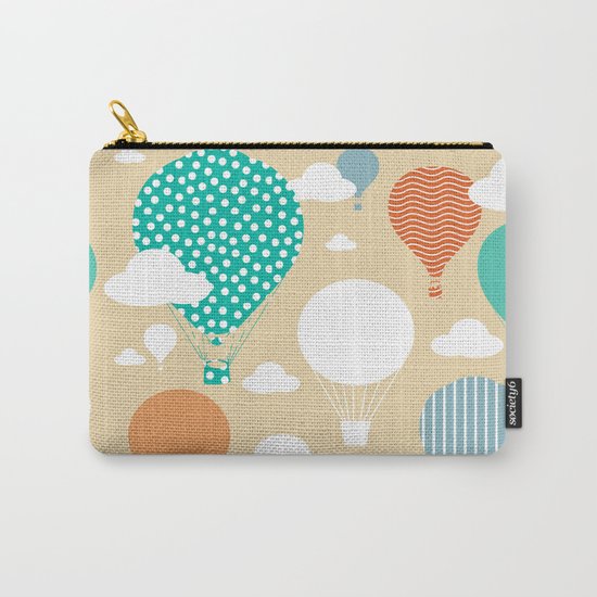 Hot air balloon neutral Carry-All Pouch