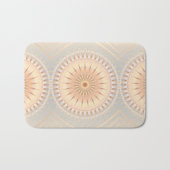 Gold Mandalas Bath Mat
