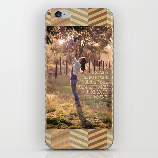 Seize those Golden Moments iPhone & iPod Skin