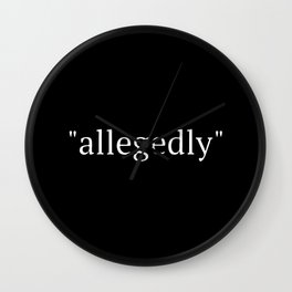 allegedly Wall Clock