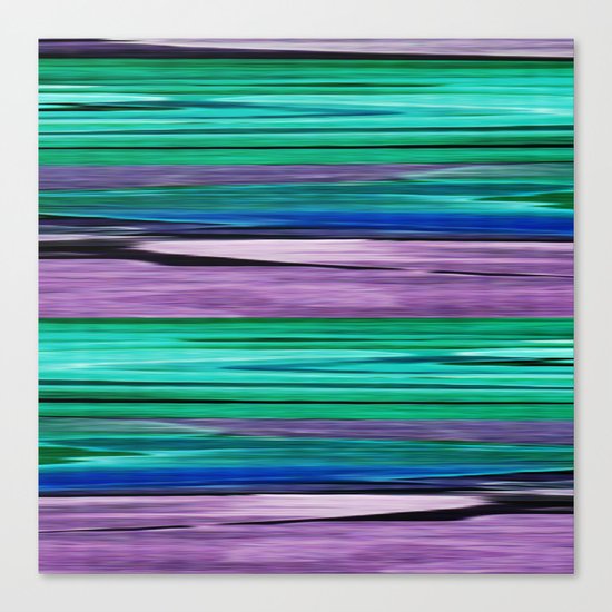 Abstract pattern . Lilac blue turquoise . Canvas Print