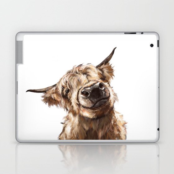 Highland Cow Laptop & iPad Skin