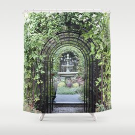 The Gardens At Plantsville Pines  Shower Curtain