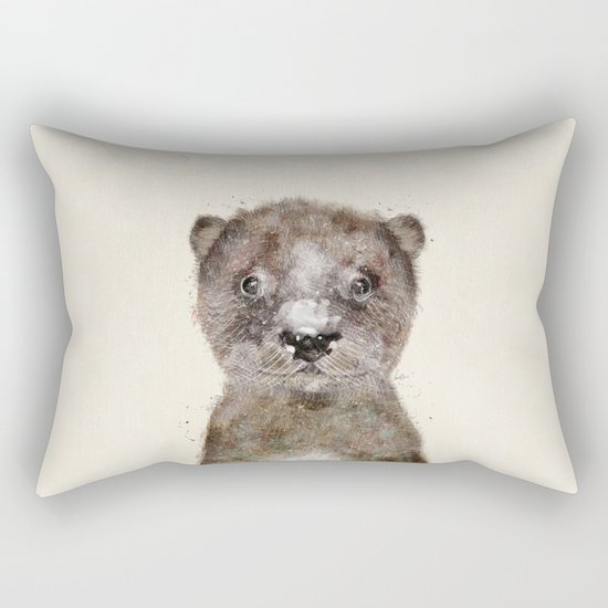 little otter Rectangular Pillow