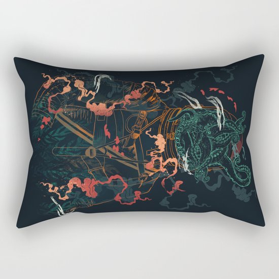Space Diver Rectangular Pillow