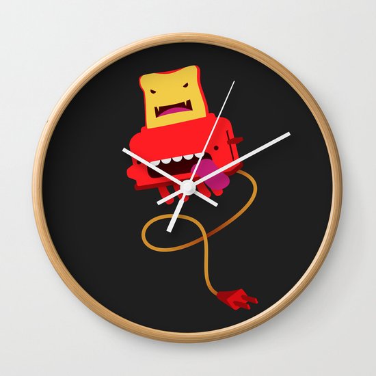 Toast made me do it Wall Clock