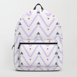 Triangular Geometric Pattern Backpack