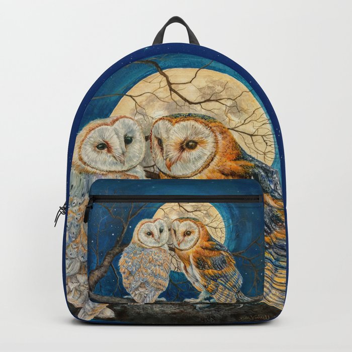 Owls Moon Stars Backpack