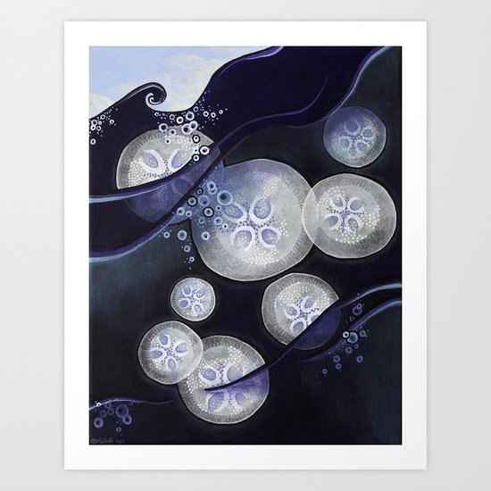 Jellies Art Print