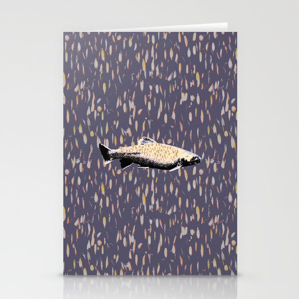 Salmon Spectacular Stationery Cards