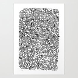 abstract pattern Art Print