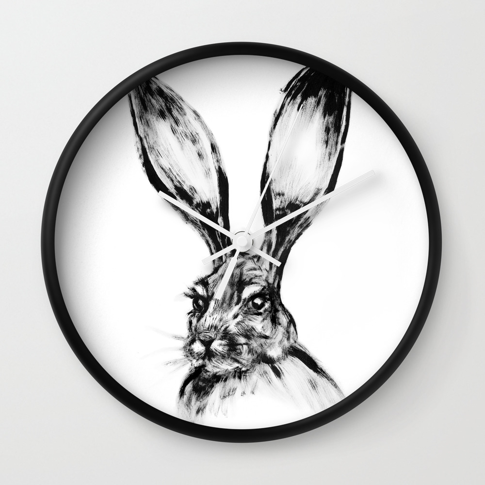 Rabbit Painting Dry Brush Animal Art Animals Wall Art