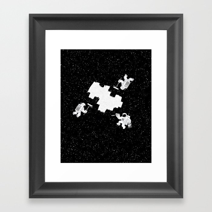 Incomplete Space Framed Art Print