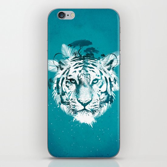 White Tiger iPhone & iPod Skin