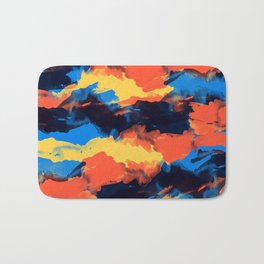 Tectonic Bath Mat | Stroke, Modern, Dance, Curated, Other, Water, Expressionism, Abstract, Pattern, Stripe 
