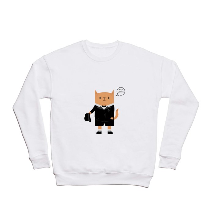 The Elegant Cat Crewneck Sweatshirt