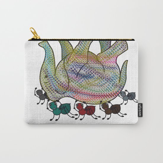 Elephant Vs Ant Carry-All Pouch