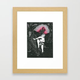 Communing with the Shadows Framed Art Print