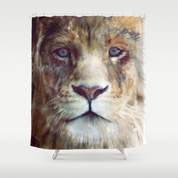 Lion // Majesty Shower Curtain