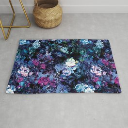 RPE FLORAL X Rug | Abstract, Collage, Pattern, Digital 