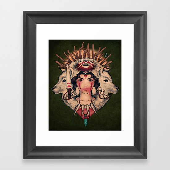 Spirit Princess Framed Art Print