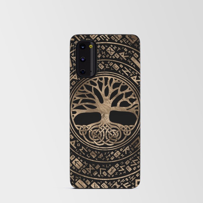 Tree of life -Yggdrasil Runic Pattern Android Card Case