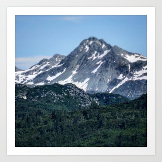 Mountains in Focus Art Print
