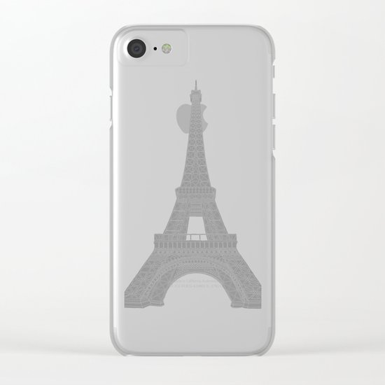 Paris in a Kaleidoscope Clear iPhone Case