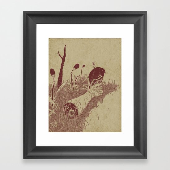 Helvete Forest Framed Art Print