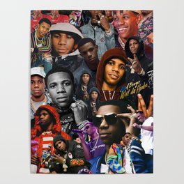 A Boogie Wit Da Hoodie Collage Poster