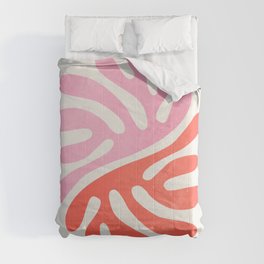 Star Leaves: Matisse Color Series | Mid-Century Edition Comforter
