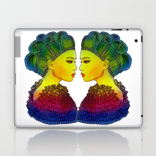 Rainbow Power Girl! Laptop & iPad Skin