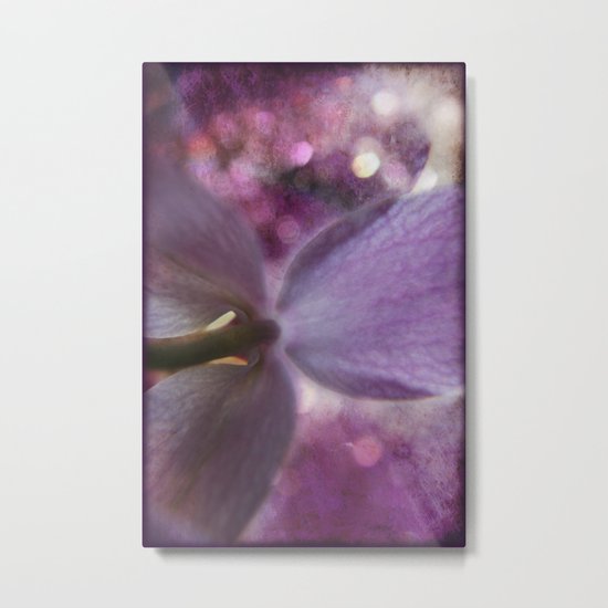 Purple Elephant Metal Print