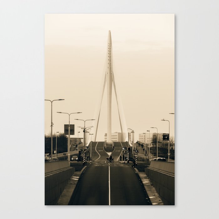 Cable-stayed bridge Canvas Print