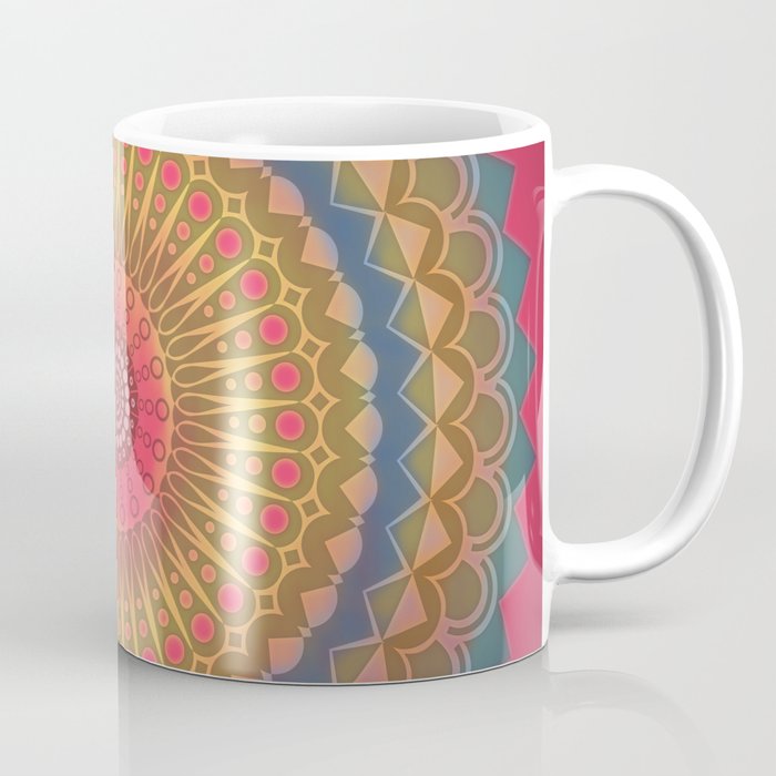 Red Mandala Coffee Mug