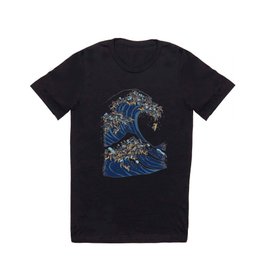 The Great Wave of Pug T Shirt