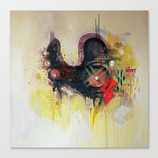 methy megadrive badgirl Canvas Print
