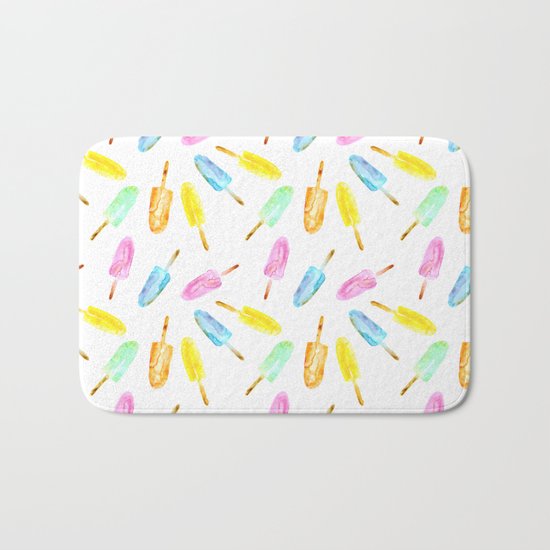 Ice lollies Bath Mat