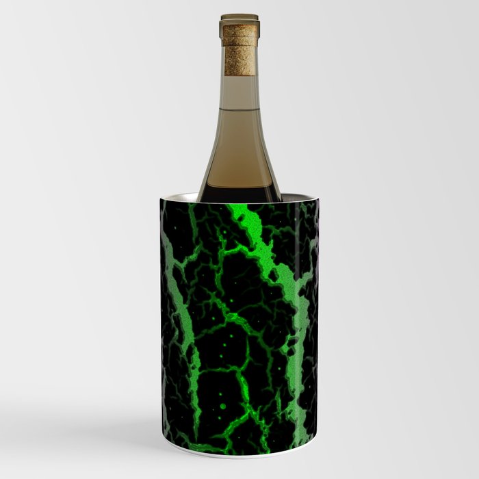 Cracked Space Lava - Pink/Green Wine Chiller